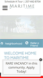 Mobile Screenshot of maritimeapts.com